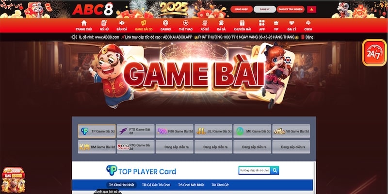 Game Bài - Mở Rộng Tầm Hiểu Biết Tại Thương Hiệu ABC8